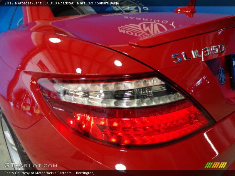 Mars Red / Sahara Beige 2012 Mercedes-Benz SLK 350 Roadster