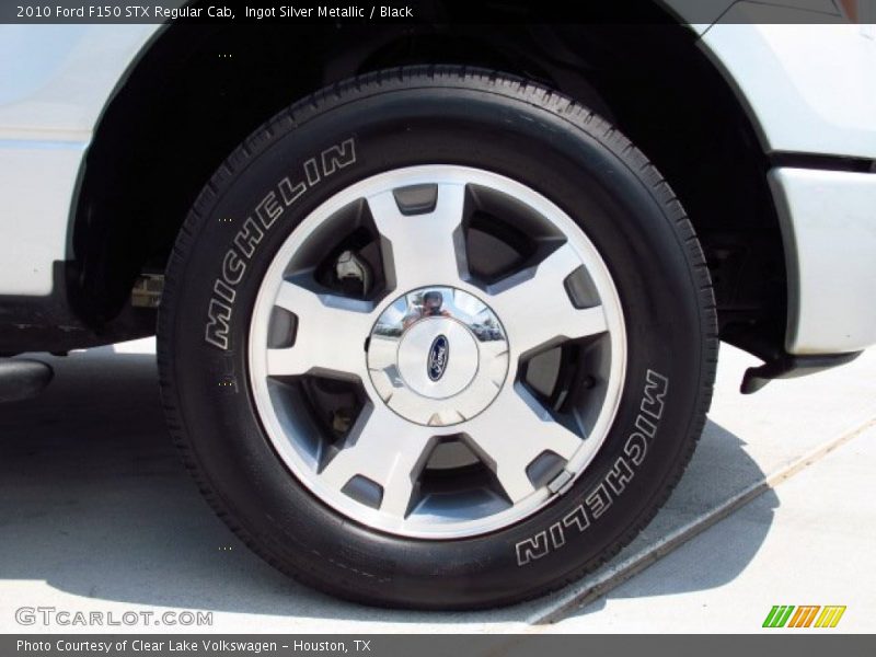 Ingot Silver Metallic / Black 2010 Ford F150 STX Regular Cab
