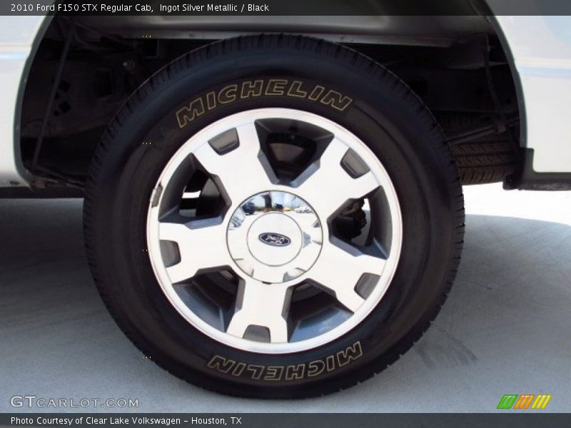 Ingot Silver Metallic / Black 2010 Ford F150 STX Regular Cab