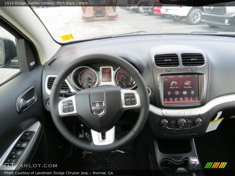 Pitch Black / Black 2014 Dodge Journey Limited