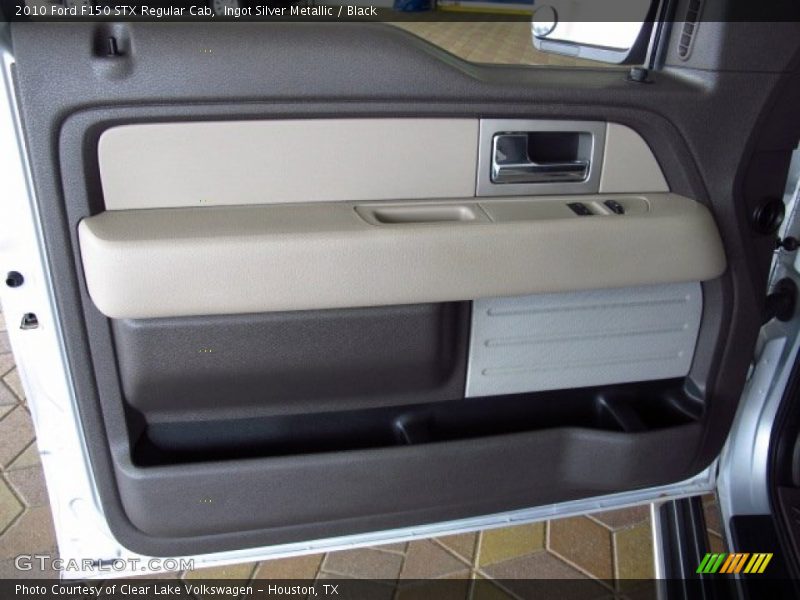 Ingot Silver Metallic / Black 2010 Ford F150 STX Regular Cab