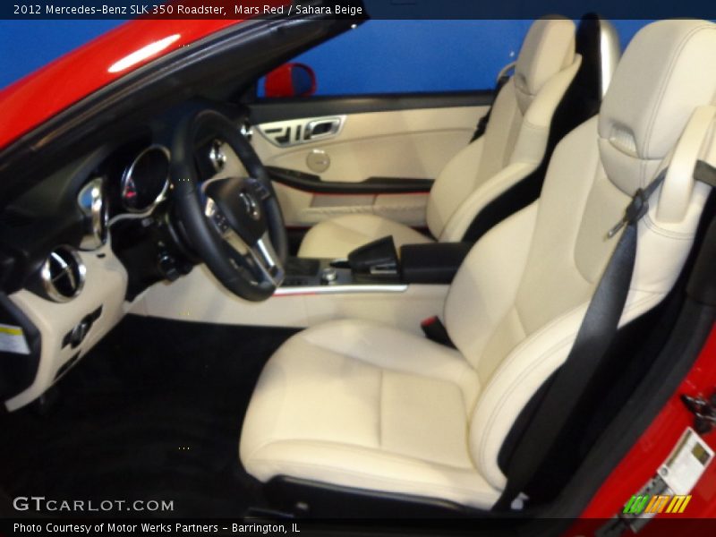 Mars Red / Sahara Beige 2012 Mercedes-Benz SLK 350 Roadster