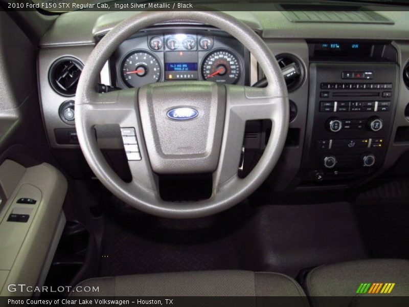 Ingot Silver Metallic / Black 2010 Ford F150 STX Regular Cab