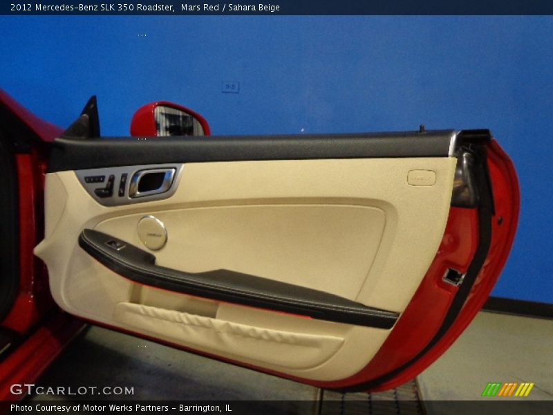 Mars Red / Sahara Beige 2012 Mercedes-Benz SLK 350 Roadster