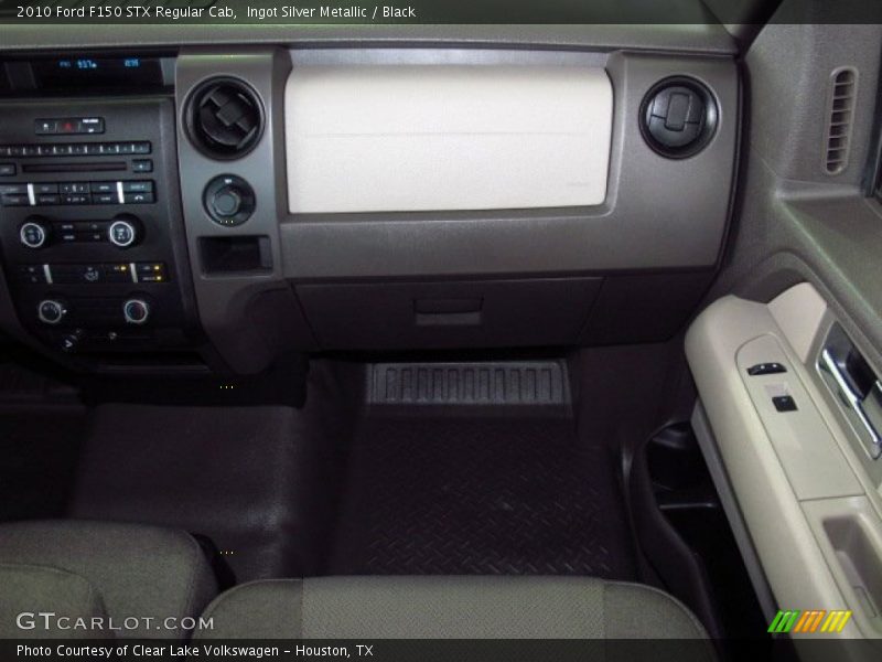 Ingot Silver Metallic / Black 2010 Ford F150 STX Regular Cab