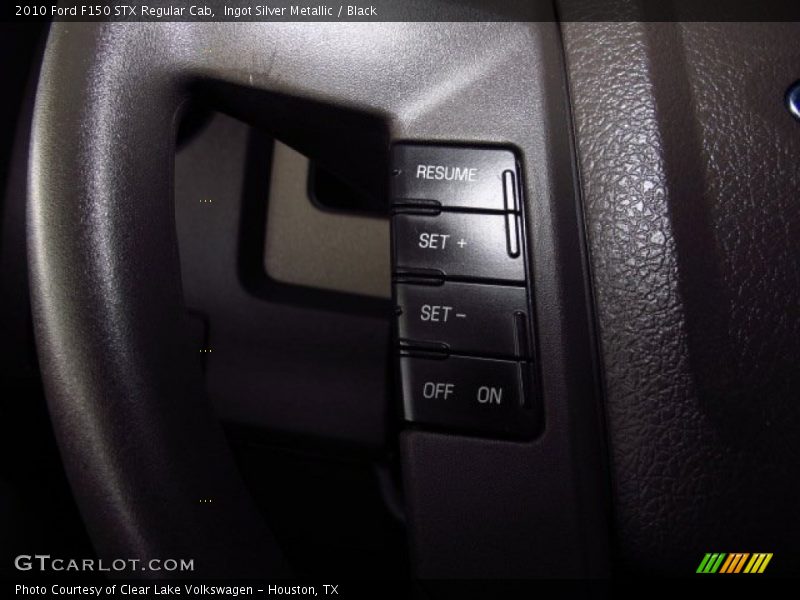 Ingot Silver Metallic / Black 2010 Ford F150 STX Regular Cab