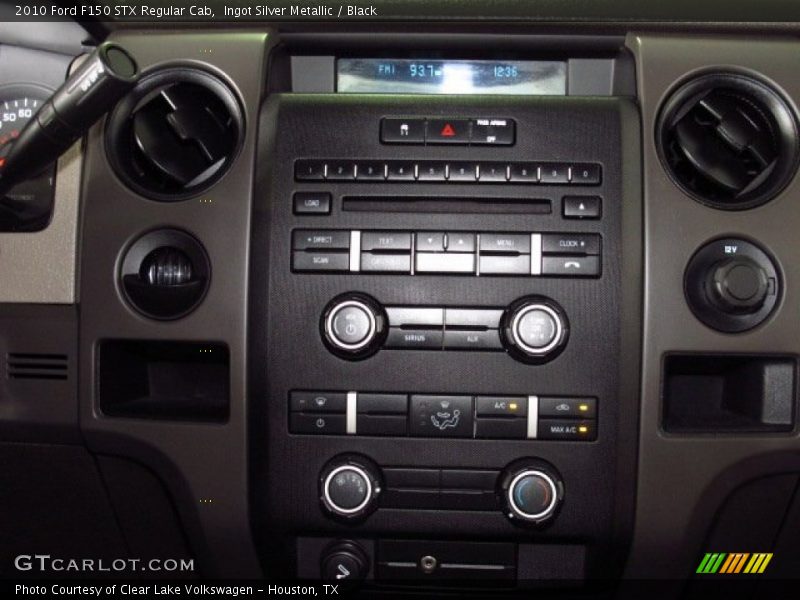 Ingot Silver Metallic / Black 2010 Ford F150 STX Regular Cab