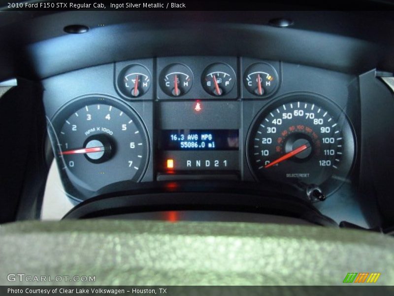 Ingot Silver Metallic / Black 2010 Ford F150 STX Regular Cab