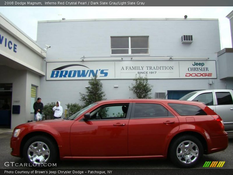 Inferno Red Crystal Pearl / Dark Slate Gray/Light Slate Gray 2008 Dodge Magnum