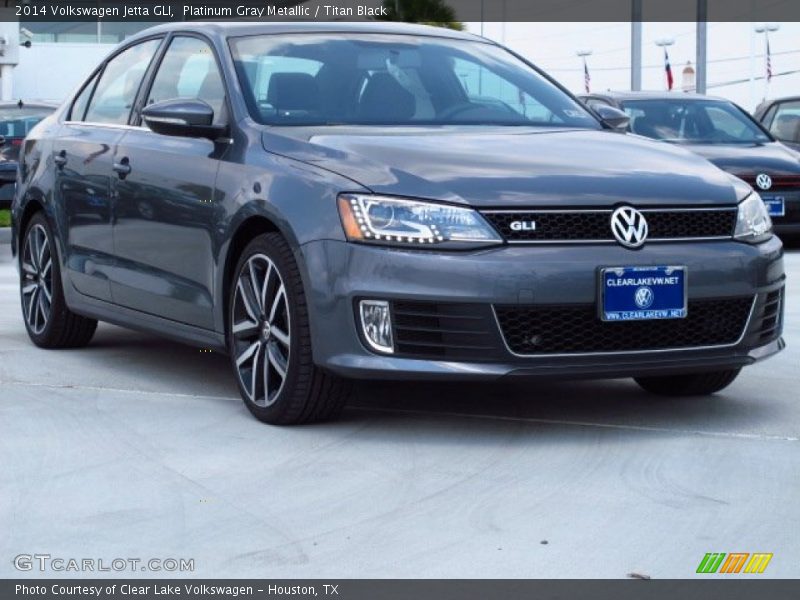 Platinum Gray Metallic / Titan Black 2014 Volkswagen Jetta GLI