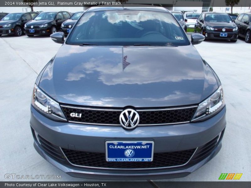 Platinum Gray Metallic / Titan Black 2014 Volkswagen Jetta GLI