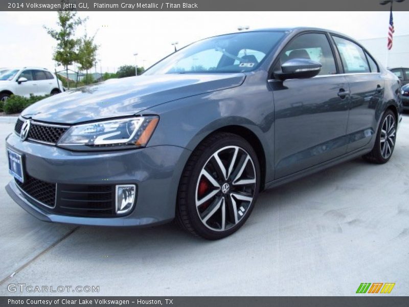 Platinum Gray Metallic / Titan Black 2014 Volkswagen Jetta GLI