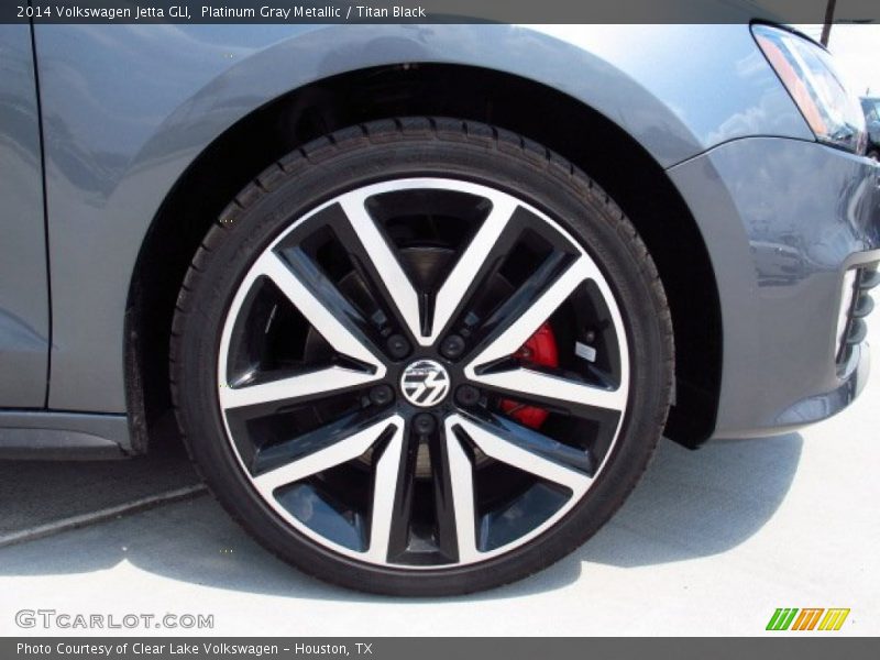 Platinum Gray Metallic / Titan Black 2014 Volkswagen Jetta GLI