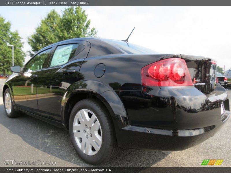 Black Clear Coat / Black 2014 Dodge Avenger SE