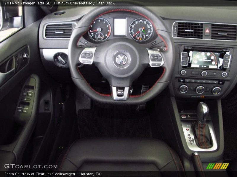 Platinum Gray Metallic / Titan Black 2014 Volkswagen Jetta GLI