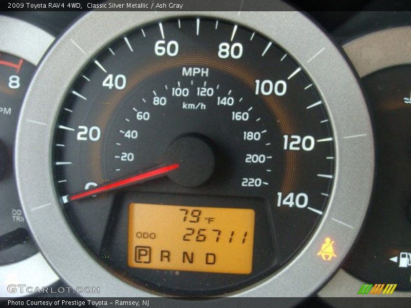 Classic Silver Metallic / Ash Gray 2009 Toyota RAV4 4WD