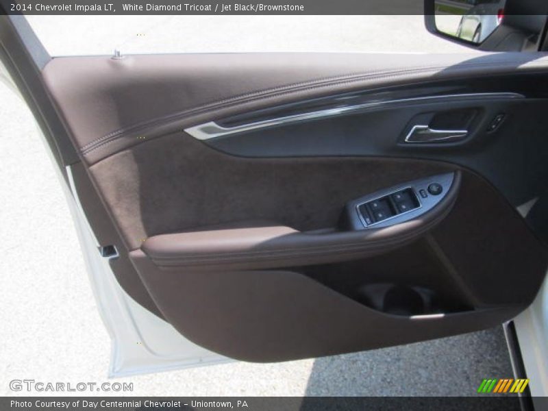 White Diamond Tricoat / Jet Black/Brownstone 2014 Chevrolet Impala LT