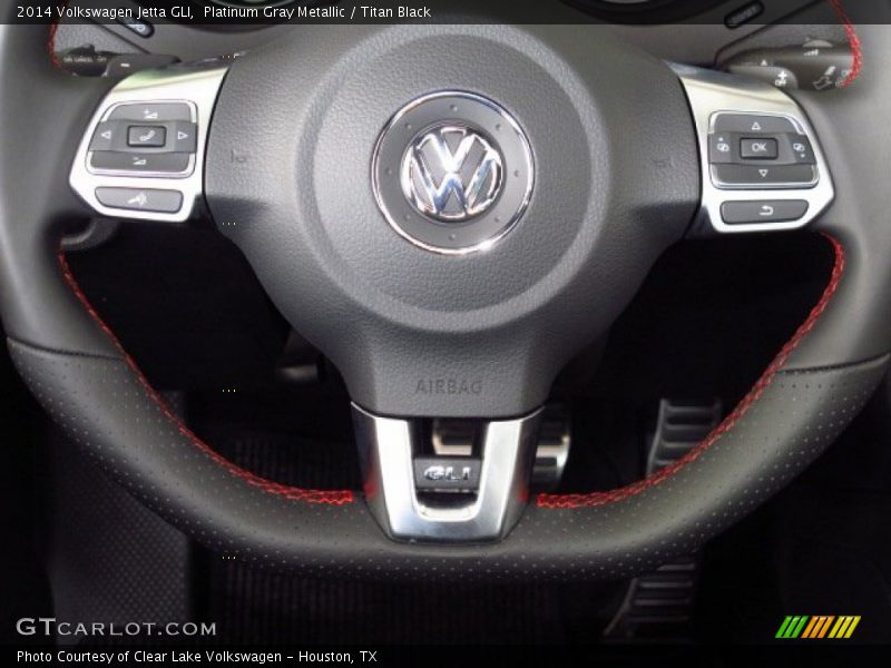 Platinum Gray Metallic / Titan Black 2014 Volkswagen Jetta GLI