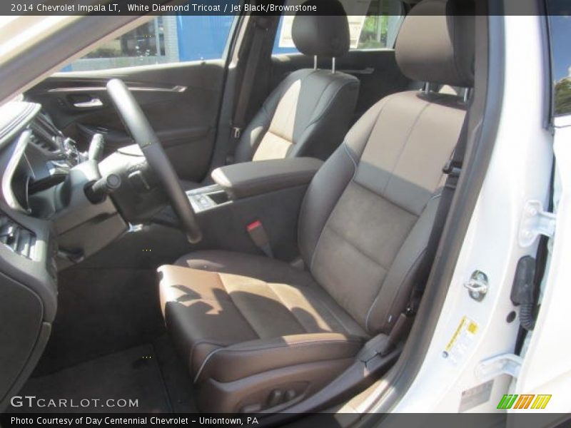 White Diamond Tricoat / Jet Black/Brownstone 2014 Chevrolet Impala LT