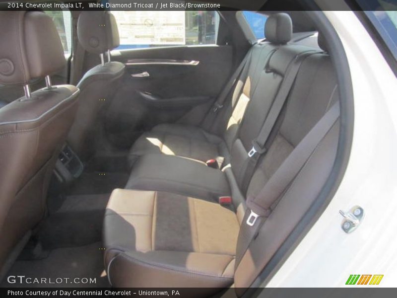 White Diamond Tricoat / Jet Black/Brownstone 2014 Chevrolet Impala LT