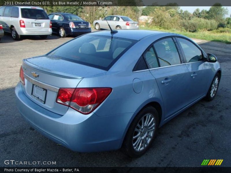 Ice Blue Metallic / Medium Titanium 2011 Chevrolet Cruze ECO