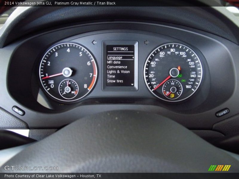 Platinum Gray Metallic / Titan Black 2014 Volkswagen Jetta GLI