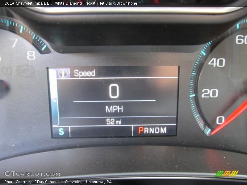 White Diamond Tricoat / Jet Black/Brownstone 2014 Chevrolet Impala LT