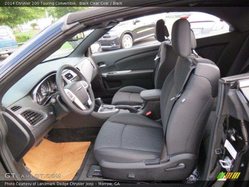 Front Seat of 2014 200 Touring Convertible