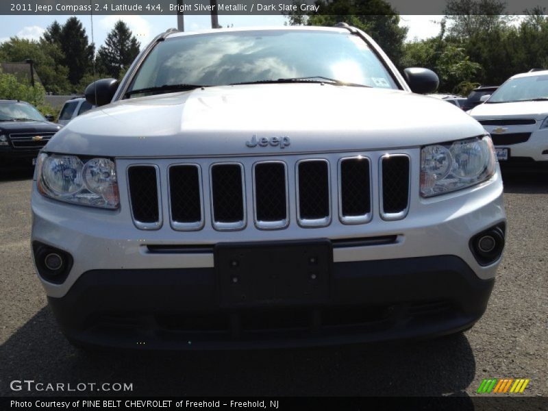 Bright Silver Metallic / Dark Slate Gray 2011 Jeep Compass 2.4 Latitude 4x4