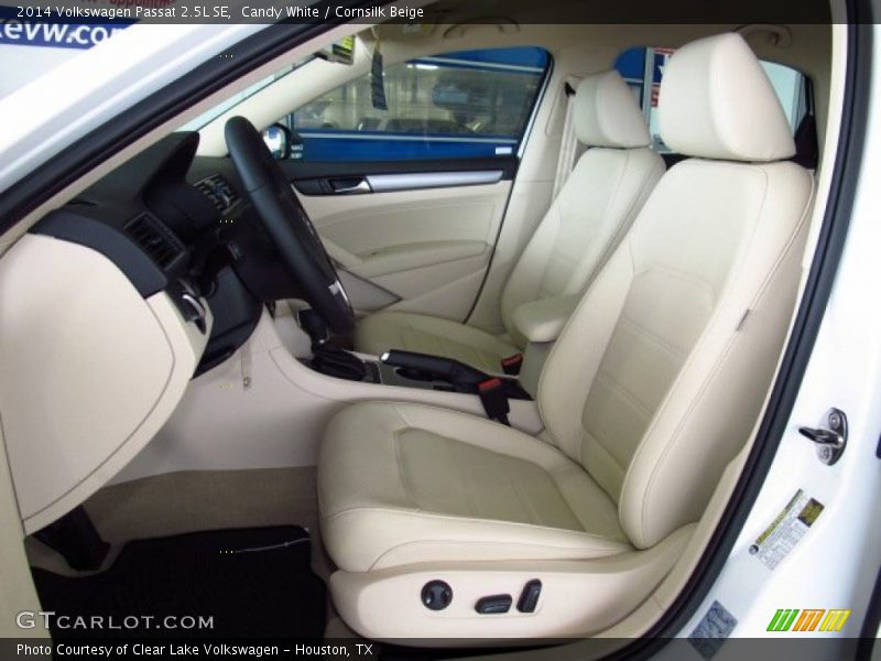 Candy White / Cornsilk Beige 2014 Volkswagen Passat 2.5L SE