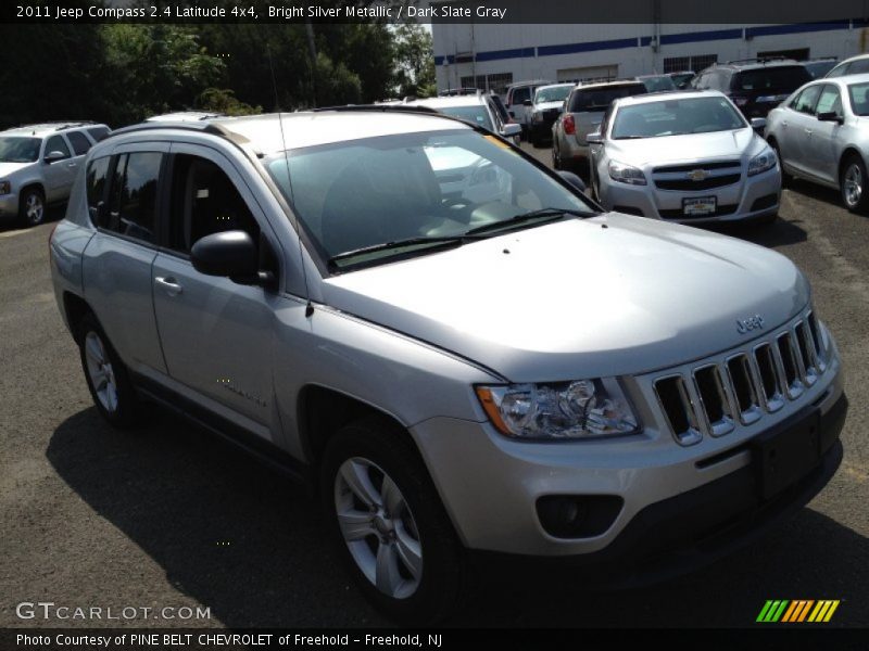 Bright Silver Metallic / Dark Slate Gray 2011 Jeep Compass 2.4 Latitude 4x4