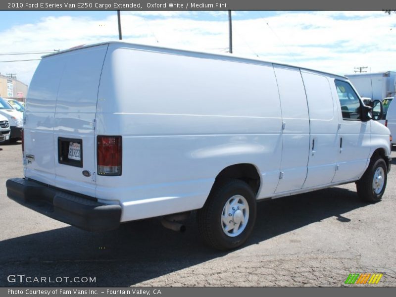 Oxford White / Medium Flint 2010 Ford E Series Van E250 Cargo Extended