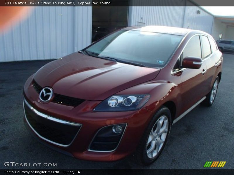 Copper Red / Sand 2010 Mazda CX-7 s Grand Touring AWD