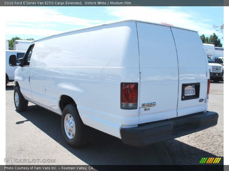 Oxford White / Medium Flint 2010 Ford E Series Van E250 Cargo Extended