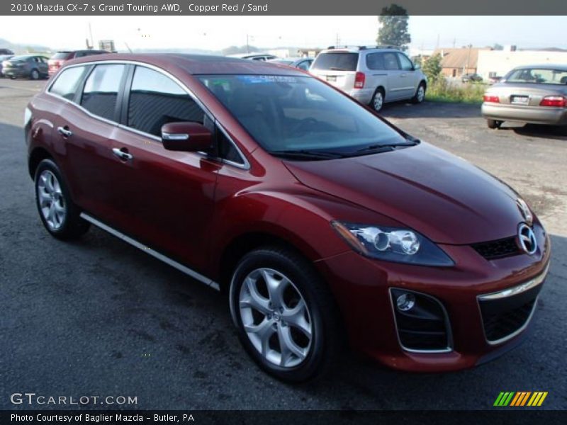 Copper Red / Sand 2010 Mazda CX-7 s Grand Touring AWD