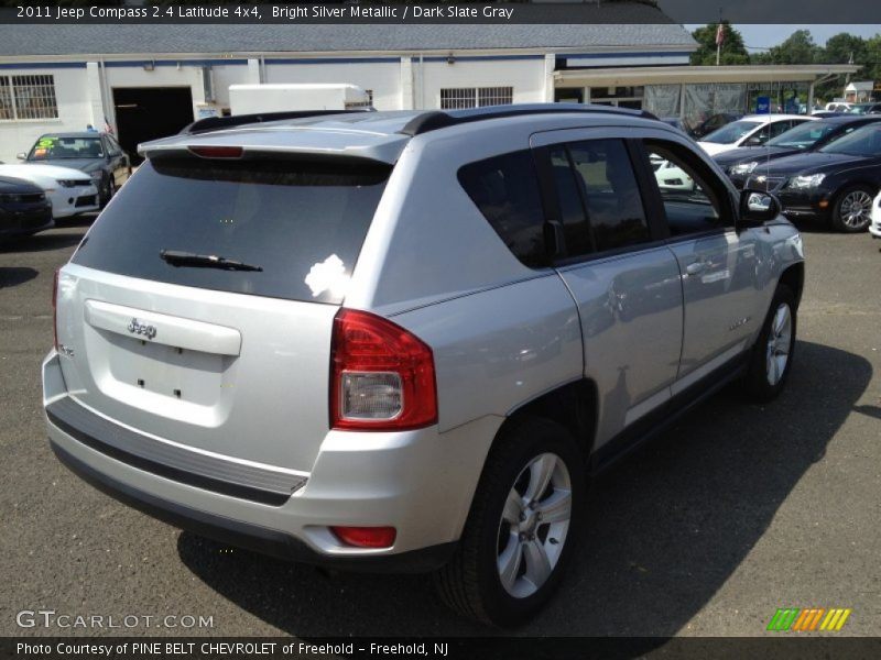 Bright Silver Metallic / Dark Slate Gray 2011 Jeep Compass 2.4 Latitude 4x4