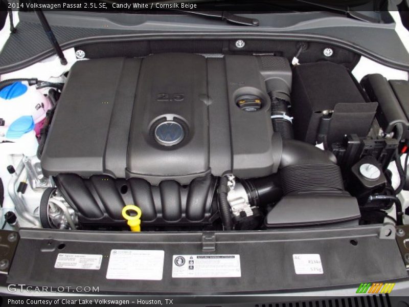 Candy White / Cornsilk Beige 2014 Volkswagen Passat 2.5L SE