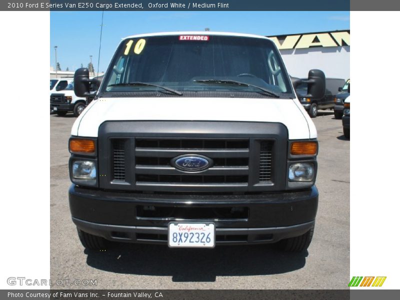 Oxford White / Medium Flint 2010 Ford E Series Van E250 Cargo Extended