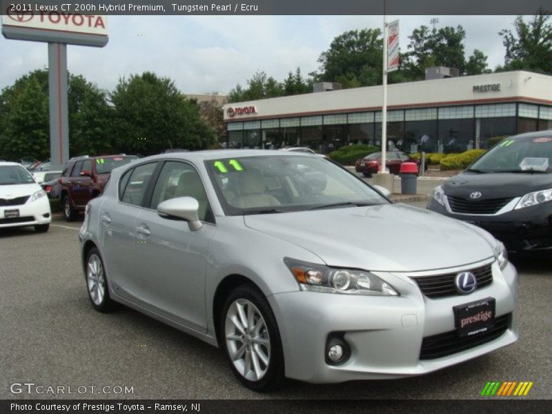 Tungsten Pearl / Ecru 2011 Lexus CT 200h Hybrid Premium