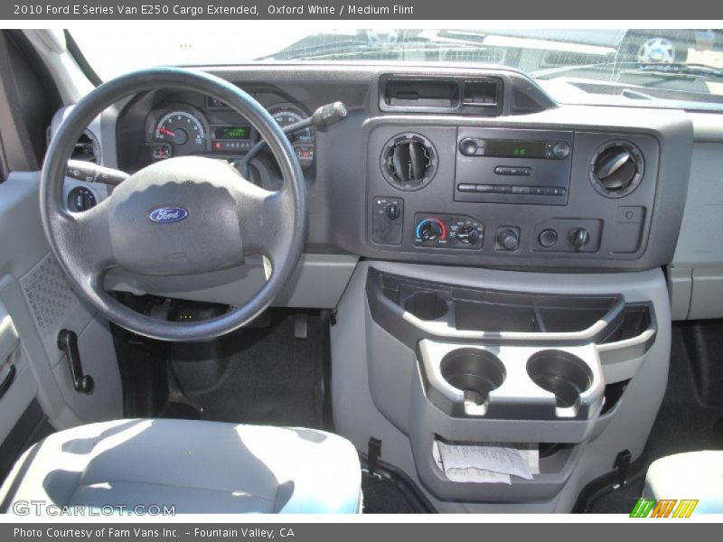 Oxford White / Medium Flint 2010 Ford E Series Van E250 Cargo Extended