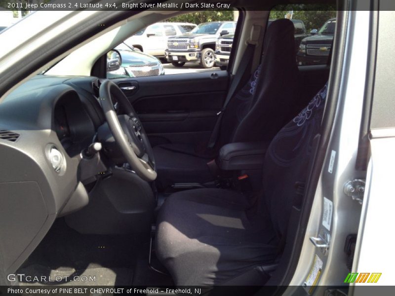 Bright Silver Metallic / Dark Slate Gray 2011 Jeep Compass 2.4 Latitude 4x4