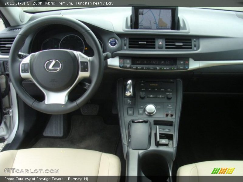 Tungsten Pearl / Ecru 2011 Lexus CT 200h Hybrid Premium