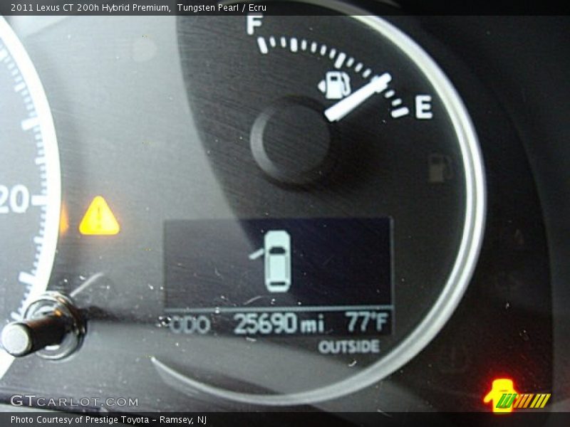Tungsten Pearl / Ecru 2011 Lexus CT 200h Hybrid Premium