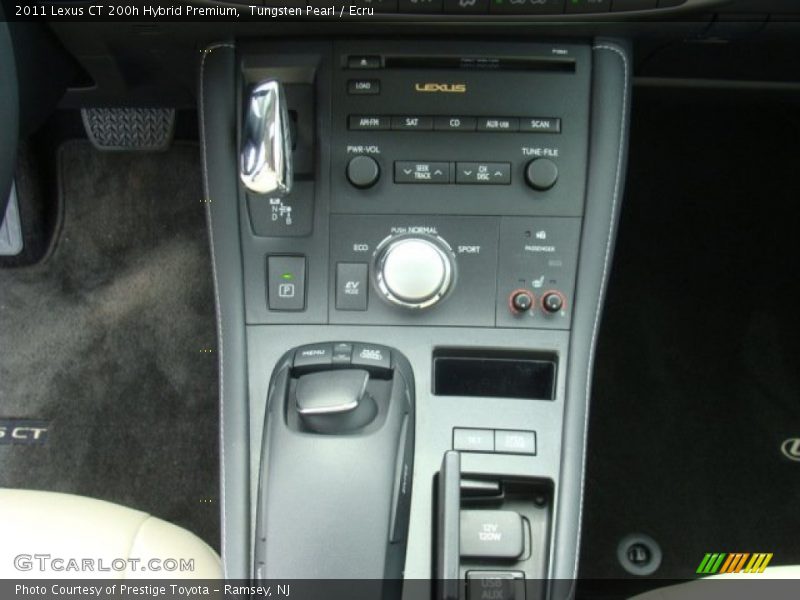 Tungsten Pearl / Ecru 2011 Lexus CT 200h Hybrid Premium