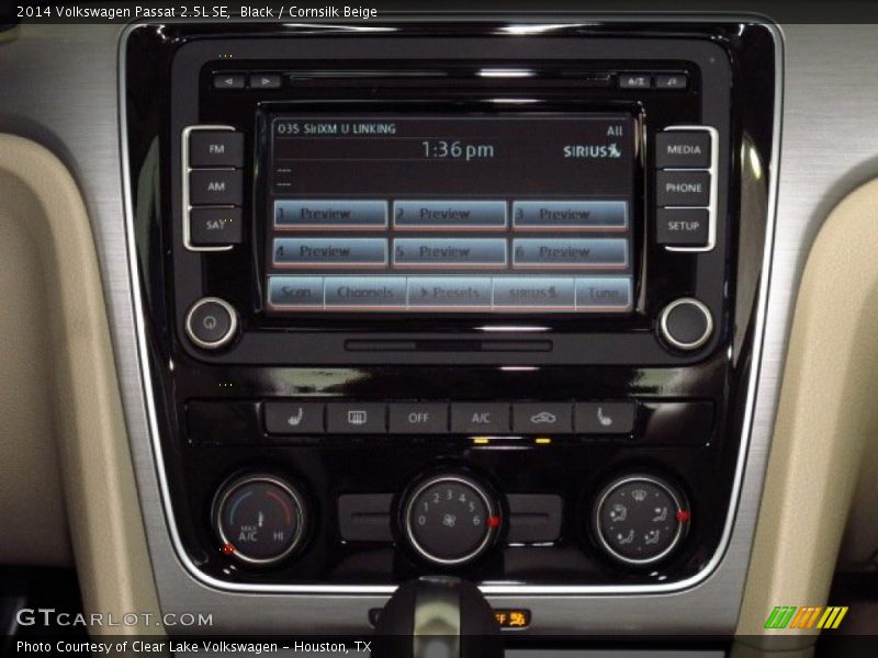 Black / Cornsilk Beige 2014 Volkswagen Passat 2.5L SE