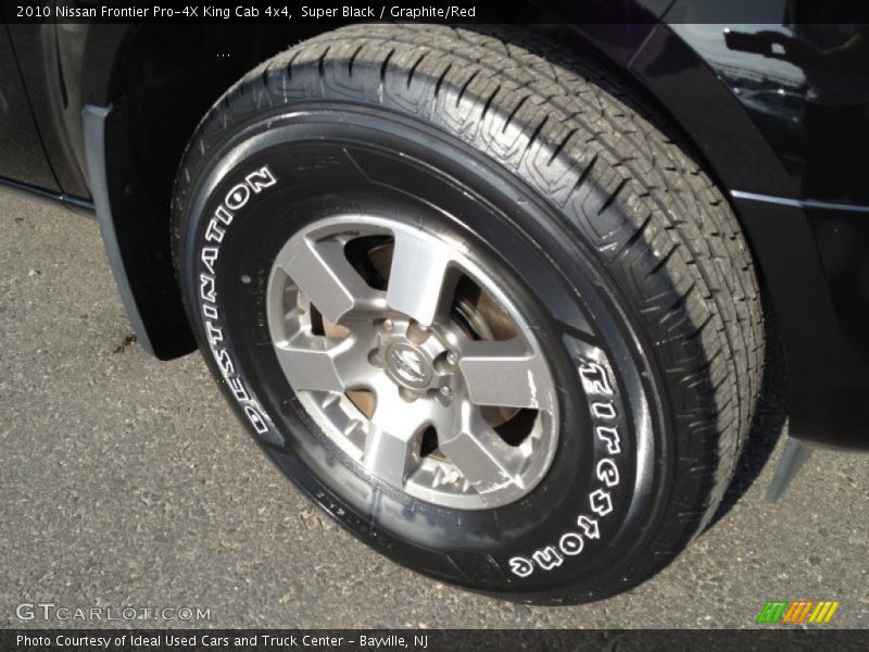 Super Black / Graphite/Red 2010 Nissan Frontier Pro-4X King Cab 4x4