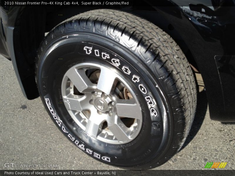 Super Black / Graphite/Red 2010 Nissan Frontier Pro-4X King Cab 4x4