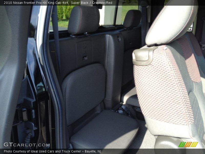 Super Black / Graphite/Red 2010 Nissan Frontier Pro-4X King Cab 4x4