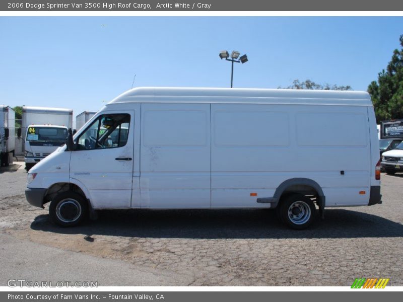 Arctic White / Gray 2006 Dodge Sprinter Van 3500 High Roof Cargo