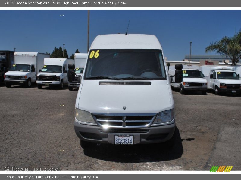 Arctic White / Gray 2006 Dodge Sprinter Van 3500 High Roof Cargo